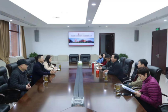 省教育考试院来校检查普通高校招生相关专业全省统一考试筹备工作