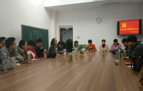 美术系党支部召开换届选举大会