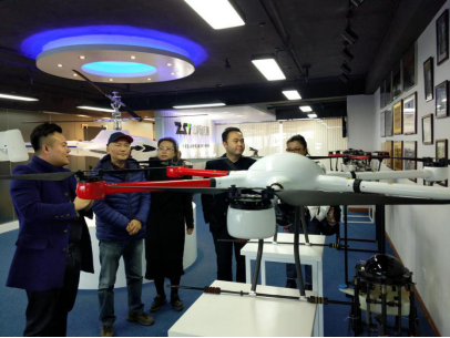 影视系调研湖南中斯航迹无人机科技公司