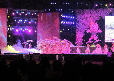 我院师生献礼省第五届农民运动会