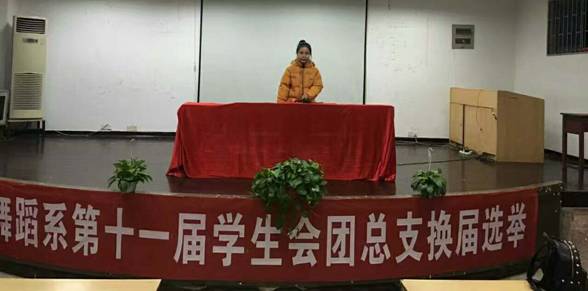 舞蹈系团总支学生会成功换届