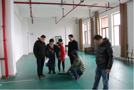 院党委书记王章华率队督查文明创建工作