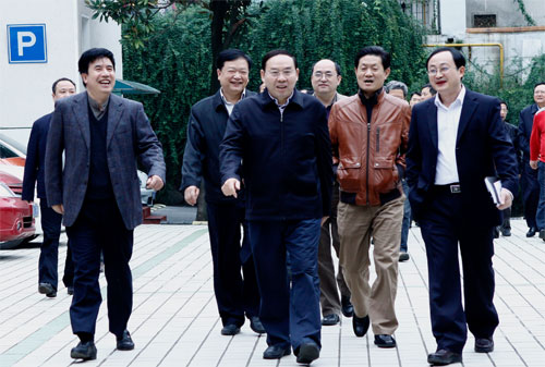 梅克保一行来我院考察调研